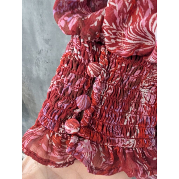 Women BCBG generation Dress size 6 red & pink - Picture 7 of 13